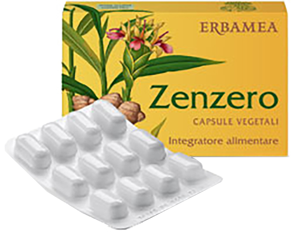 ERBAMEA ZENZERO 24 CAPSULE VEGETALI - goldeneffe.it