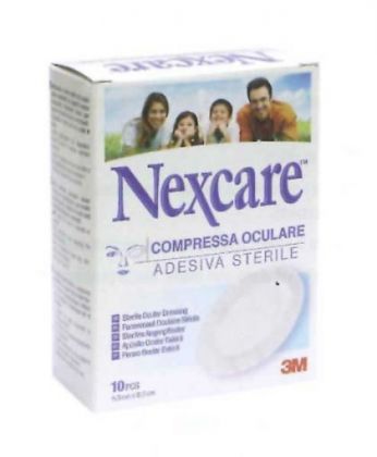 COMPRESSA OCULARE NEXCARE 10 PEZZI - goldeneffe.it