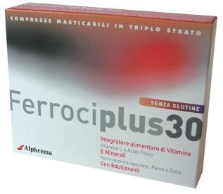 FERROCIPLUS 30 24 COMPRESSE MASTICABILI - goldeneffe.it