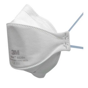 RESPIRATORE PER POLVERI SERIE AURA 9300+ CLASSE FFP2 SENZA VALVOLA DI ESALAZIONE VALORE LIMITE DI SOGLIA TLV 12 - goldeneffe.it