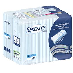 TRAVERSA SALVAMATERASSO PER INCONTINENZA SERENITY CLASSIC ALOE 80X180CM 15 PEZZI FARMABILITY - goldeneffe.it