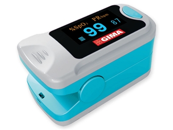 PULSOSSIMETRO DA DITO PULSOXIMETRO OXY-3 CON DISPLAY PER MISURAZIONE DIOSSIGENO NEL SANGUE E BATTITO CARDIACO CON CORDINO E BATTERIE - goldeneffe.it
