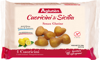 AGLUTEN CUORICINI DI SICILIA 4 X 37,5 G - goldeneffe.it