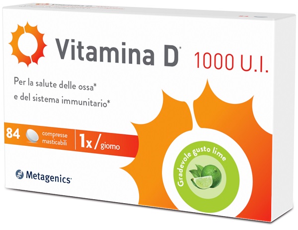 VITAMINA D 1000 UI 84 COMPRESSE MASTICABILI - goldeneffe.it