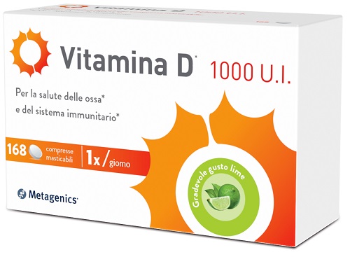 VITAMINA D 1000 UI 168 COMPRESSE MASTICABILI - goldeneffe.it