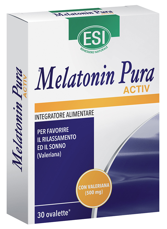 ESI MELATONIN PURA ACTIV 30 OVALETTE - goldeneffe.it