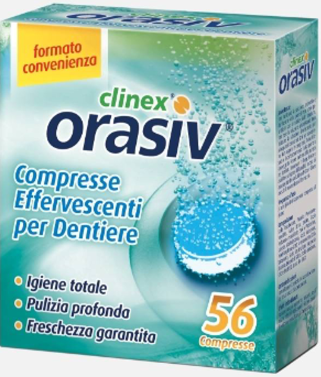 ORASIV CLINEX 56 COMPRESSE EFFERVESCENTI - goldeneffe.it