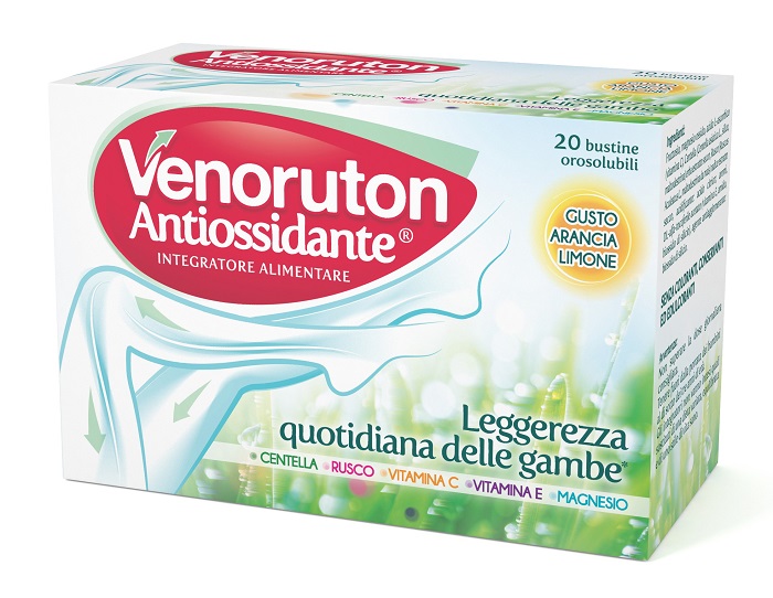 VENORUTON ANTIOSSIDANTE 20 BUSTINE OROSOLUBILI MONODOSE - goldeneffe.it