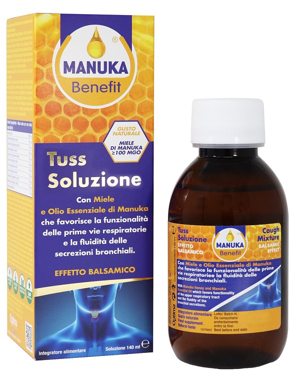 MANUKA BENEFIT TUSS SOLUZIONE 140 ML - goldeneffe.it