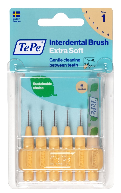 TEPE SCOVOLINO XSOFT ARANCIONE 0,45 MM 6 PEZZI - goldeneffe.it