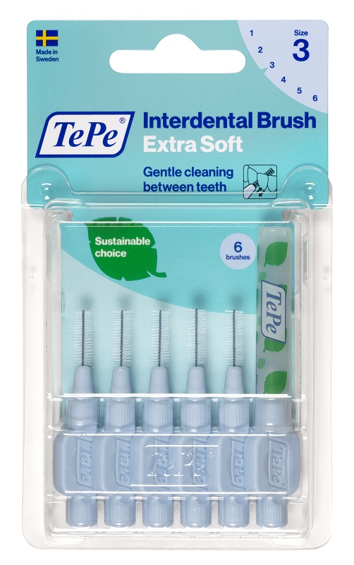 TEPE SCOVOLINO XSOFT BLU 0,6 MM 6 PEZZI - goldeneffe.it