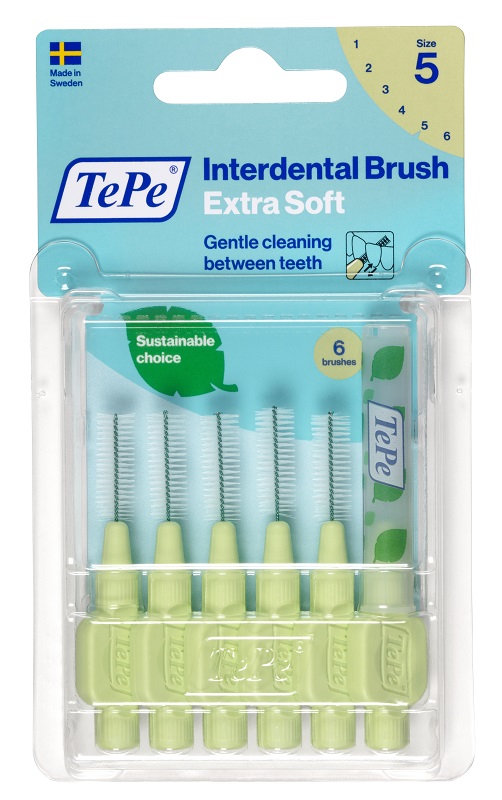 TEPE SCOVOLINO XSOFT VERDE 0,8MM 6 PEZZI - goldeneffe.it