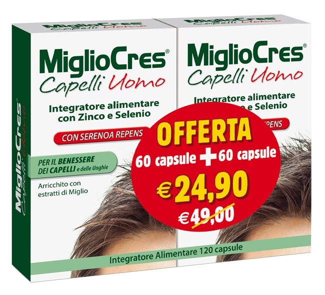 MIGLIOCRES UOMO 60+60 CAPSULE PROMO - goldeneffe.it