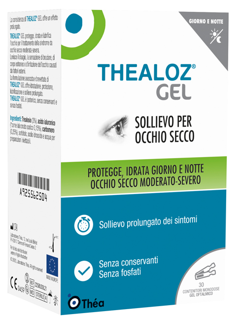 THEALOZ GEL OFTALMICO 30 CONTENITORI MONODOSE 0,4 G - goldeneffe.it