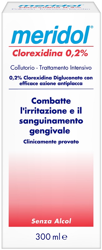 MERIDOL CLOREXIDINA 0,2% COLLUTORIO 300 ML - goldeneffe.it
