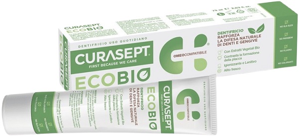 CURASEPT PHARMADENT ECOBIO DENTIFRICIO 75 ML - goldeneffe.it