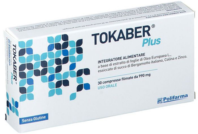 TOKABER PLUS 990MG 30 COMPRESSE - goldeneffe.it