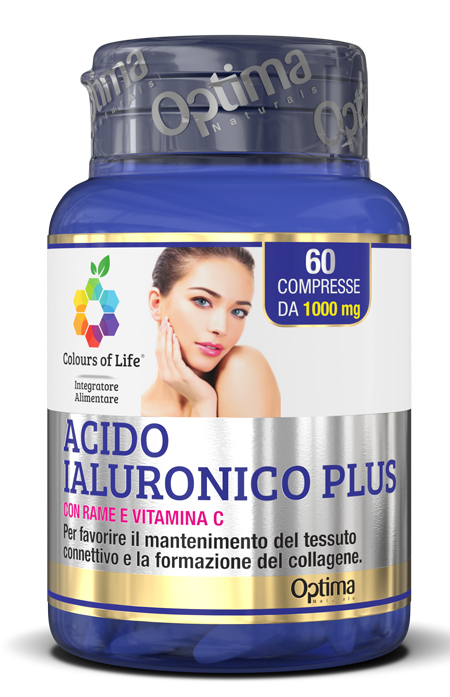 COLOURS OF LIFE ACIDO IALURONICO PLUS 60 COMPRESSE 1000 MG - goldeneffe.it