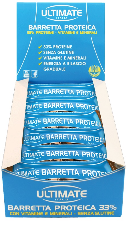 ULTIMATE BARRETTA PROTEICA CIOCCOLATO 24 PEZZI - goldeneffe.it