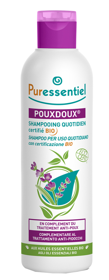 PURESSENTIEL SHAMPOO POUXDOUX ANTI-PIDOCCHI 200 ML - goldeneffe.it