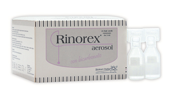 FIALA PER AEROSOL RINOREX BICARBONATO 25 FIALE 3 ML - goldeneffe.it