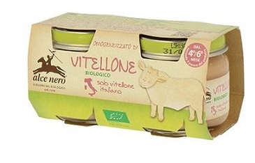 OMOGENEIZZATO DI VITELLONE BABY FOOD BIO 2 X 80 G - goldeneffe.it