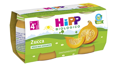 HIPP BIO HIPP BIO OMOGENEIZZATO ZUCCA 2X80 G - goldeneffe.it