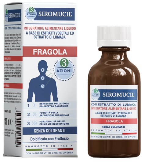 SIROMUCIL 3 AZIONI FRAGOLA 150 ML - goldeneffe.it