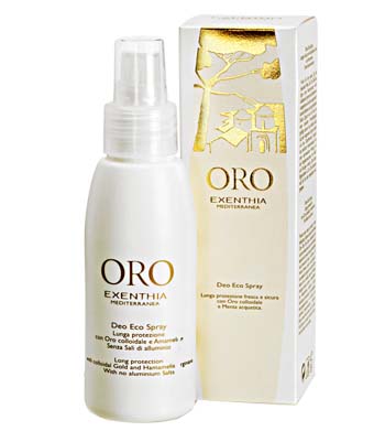 EXENTHIA MEDITERRANEA ORO DEO ECO SPRAY 100 ML - goldeneffe.it