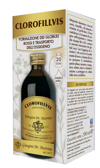 CLOROFILLVIS LIQUIDO ANALCOLICO 200 ML - goldeneffe.it