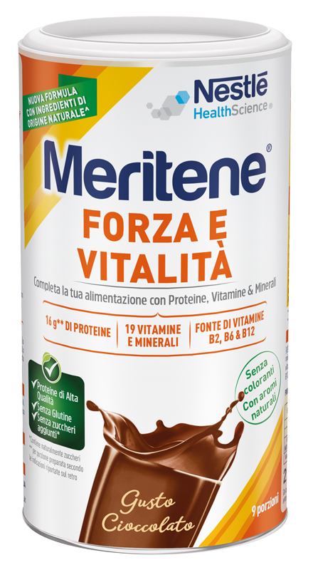 MERITENE FORZA E VITALITA' CIOCCOLATO 270 G - goldeneffe.it