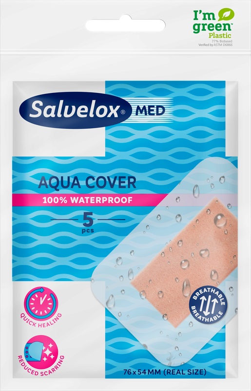 CEROTTO SALVELOX MED AQUA COVER 76X54MM 5 PEZZI - goldeneffe.it