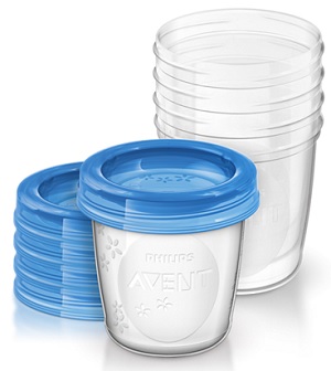 AVENT VASETTI VIA COPERCHIO 180 ML 5 PEZZI - goldeneffe.it