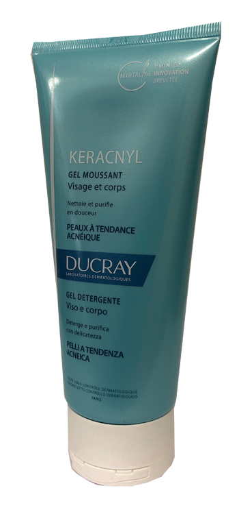 KERACNYL GEL MOUSSANT VISO CORPO 200 ML - goldeneffe.it