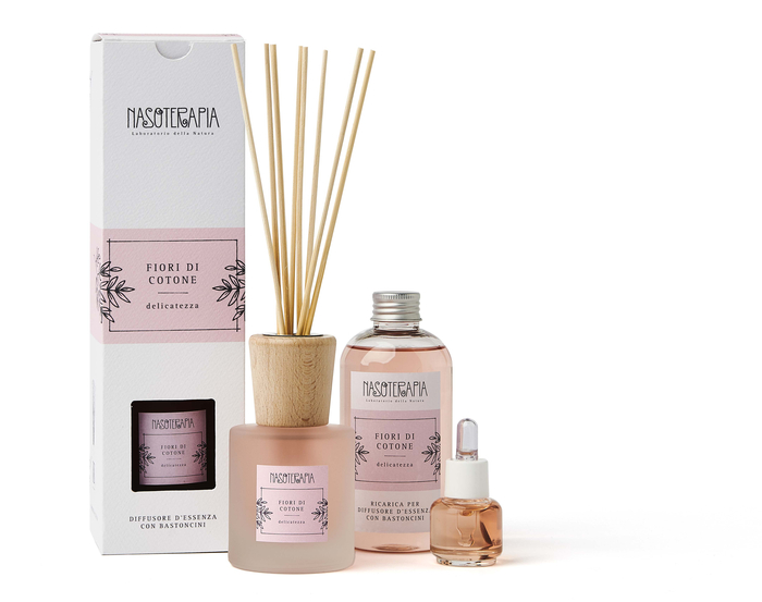 RICARICA PER DIFFUSORE BASTONCINI 250 ML FIORI DI COTONE - goldeneffe.it