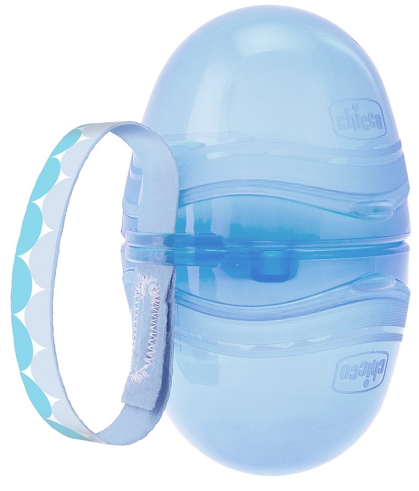 CHICCO PORTASUCCHIETTO DOPPIO BLU 1 PEZZO - goldeneffe.it
