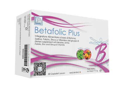 BETAFOLIC PLUS 30 CAPSULE ASTUCCIO 18,6 G - goldeneffe.it