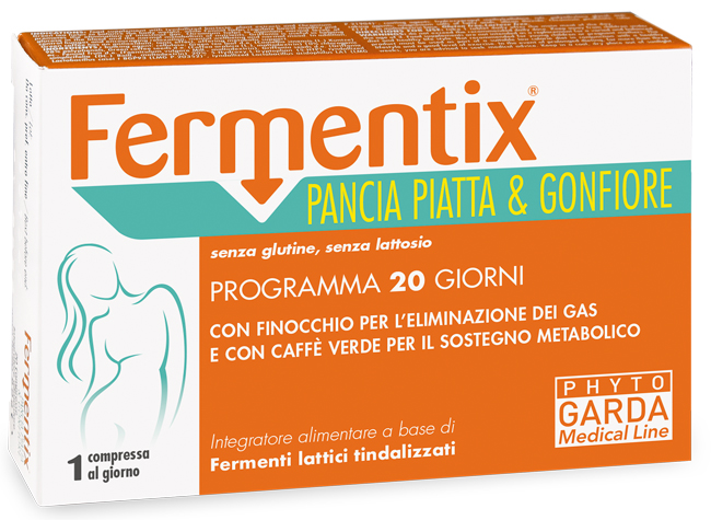 FERMENTIX PANCIA PIATTA E GONFIORE 20 COMPRESSE - goldeneffe.it