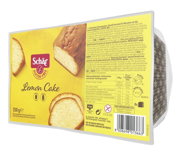SCHAR LEMON CAKE 250 G - goldeneffe.it