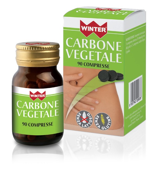 WINTER CARBONE VEGETALE 90 COMPRESSE - goldeneffe.it