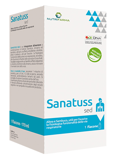 NUTRIFARMA SANATUSS SED 170 ML - goldeneffe.it