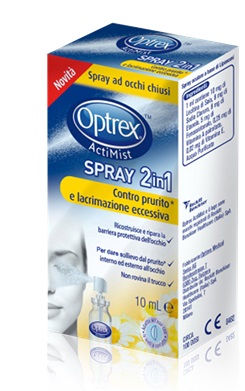 SPRAY OCULARE OPTREX ACTIMIST 2 IN 1 CONTRO IL PRURITO 1 PEZZO - goldeneffe.it