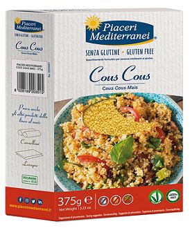 PIACERI MEDITERRANEI COUS COUS DI MAIS 375 G - goldeneffe.it