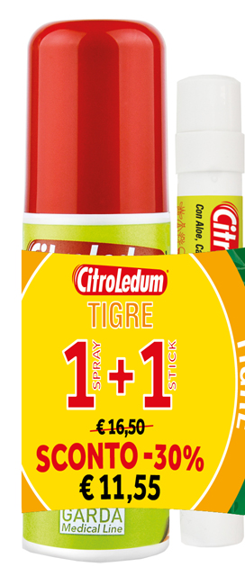 CITROLEDUM TIGRE KIT SPRAY 75 ML + STICK 10 ML - goldeneffe.it