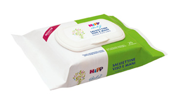 HIPP SALVIETTINE VISO&MANI 1X20 PEZZI - goldeneffe.it