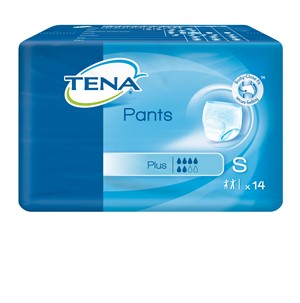 PANNOLONE A MUTANDINA TENA PANTS PLUS TAGLIA SMALL 14 PEZZI - goldeneffe.it