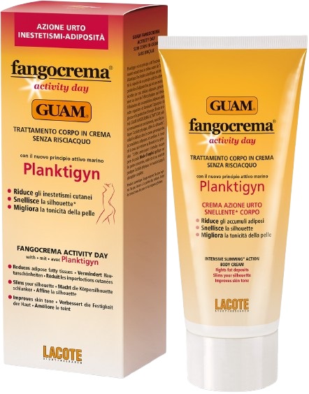 GUAM FANGOCREMA ACTIVITY DAY TRATTAMENTO CORPO CON PRINCIPIO ATTIVO PLANKTIGYN 200 ML - goldeneffe.it