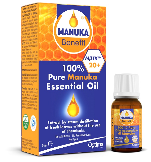 MANUKA BENEFIT OLIO ESSENZIALE DI MANUKA 5 ML - goldeneffe.it