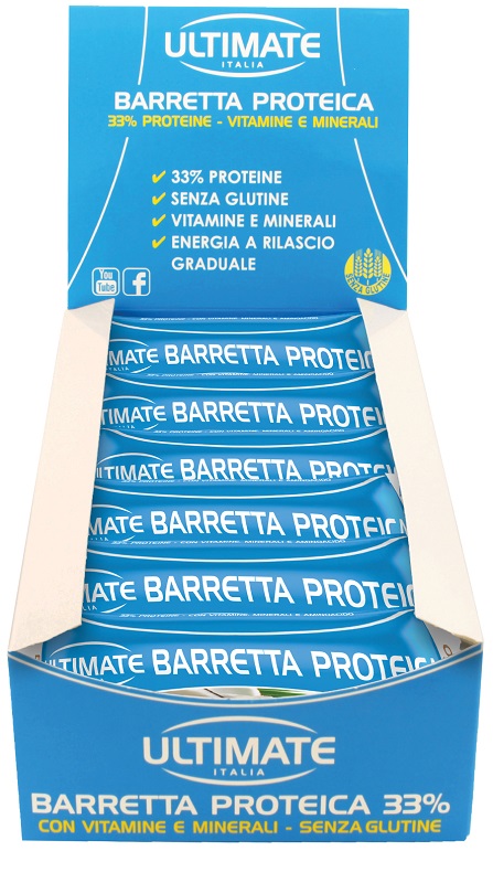 ULTIMATE BARRETTA PROTEICA GUSTO COCCO 24 PEZZI - goldeneffe.it