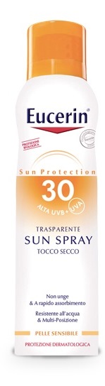 EUCERIN SUN SPRAY TOCCO SECCO SPF30 200 ML - goldeneffe.it